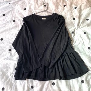 Wilfred peplum long sleeve